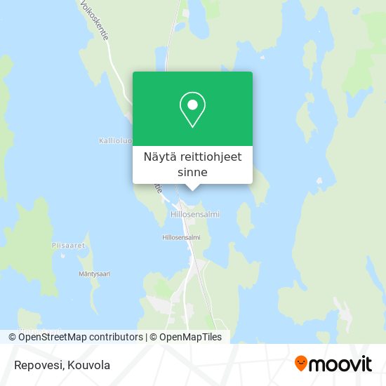 Repovesi kartta