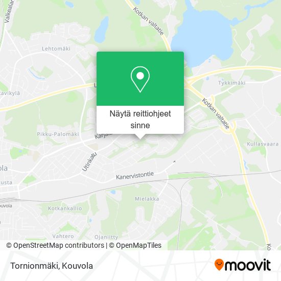 Kuinka päästä kohteeseen Tornionmäki paikassa Kouvola kulkuvälineellä Bussi?