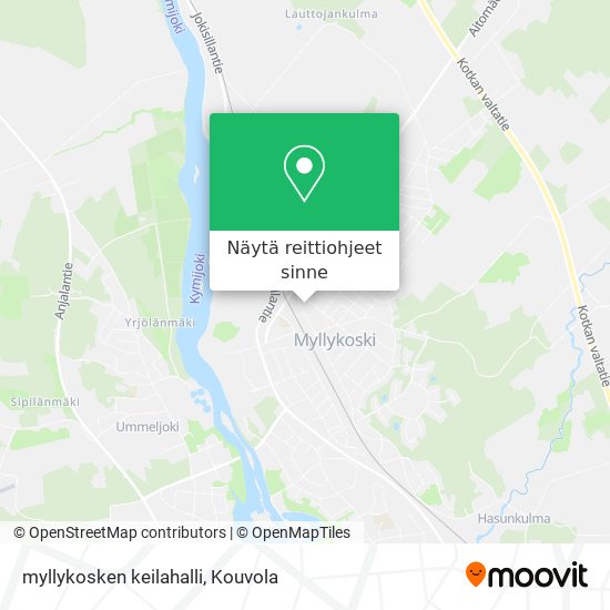 myllykosken keilahalli kartta