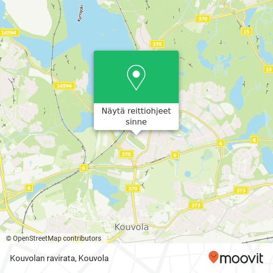 Kouvolan ravirata kartta