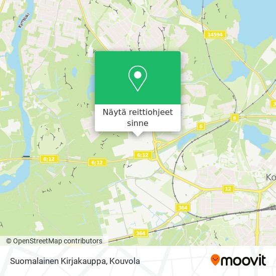 Suomalainen Kirjakauppa kartta