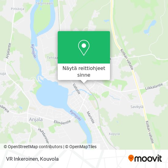 Kuinka päästä kohteeseen VR Inkeroinen paikassa Anjalankoski  kulkuvälineellä Bussi?