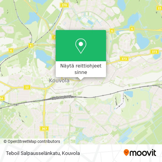 Teboil Salpausselänkatu kartta