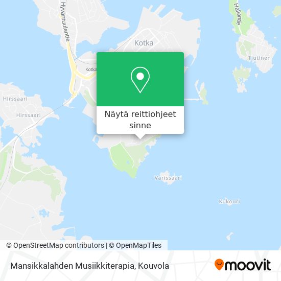 Mansikkalahden Musiikkiterapia kartta
