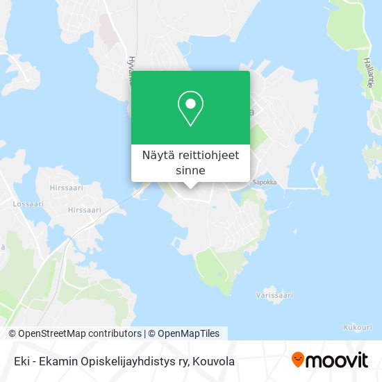 Eki - Ekamin Opiskelijayhdistys ry kartta