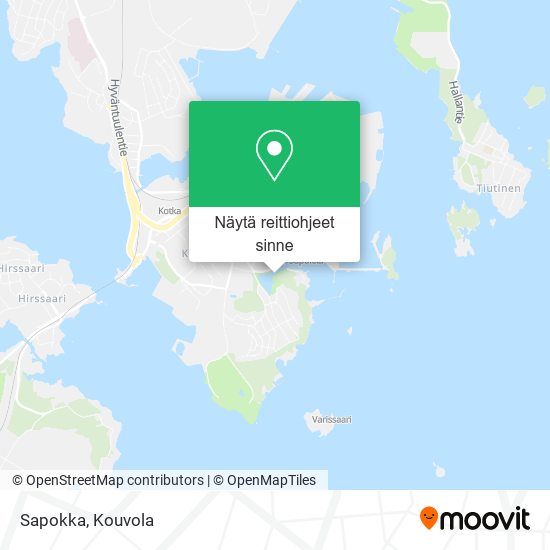 Kuinka päästä kohteeseen Sapokka paikassa Kotka kulkuvälineellä Bussi?