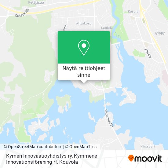 Kymen Innovaatioyhdistys ry, Kymmene Innovationsförening rf kartta