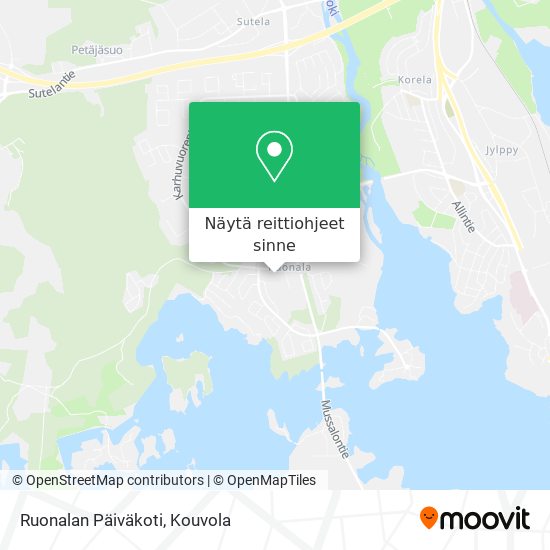 Ruonalan Päiväkoti kartta