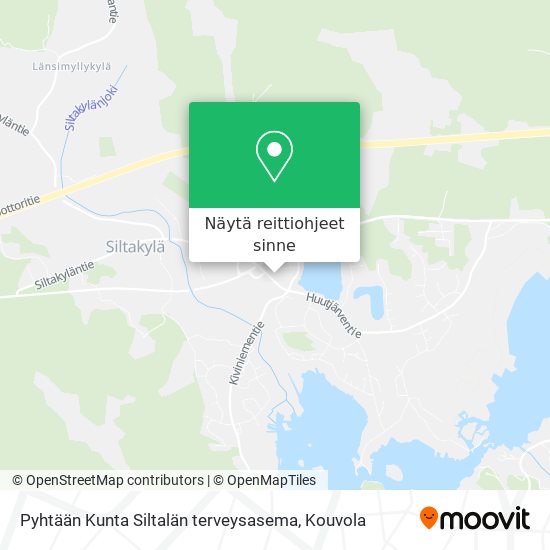 Pyhtään Kunta Siltalän terveysasema kartta