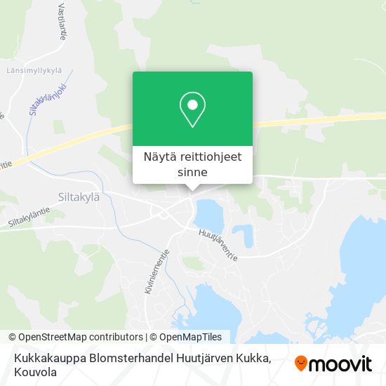 Kukkakauppa Blomsterhandel Huutjärven Kukka kartta