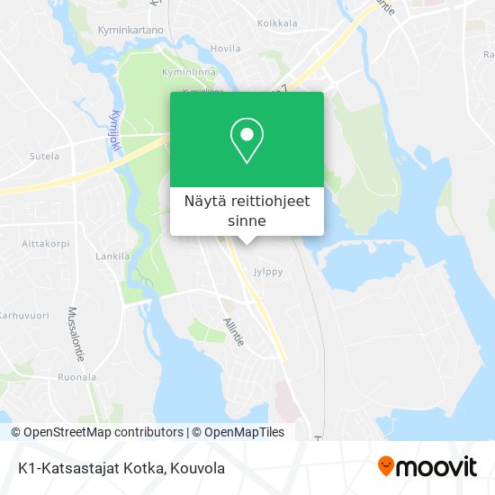 K1-Katsastajat Kotka kartta