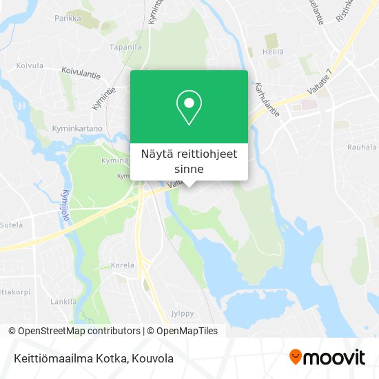 Keittiömaailma Kotka kartta