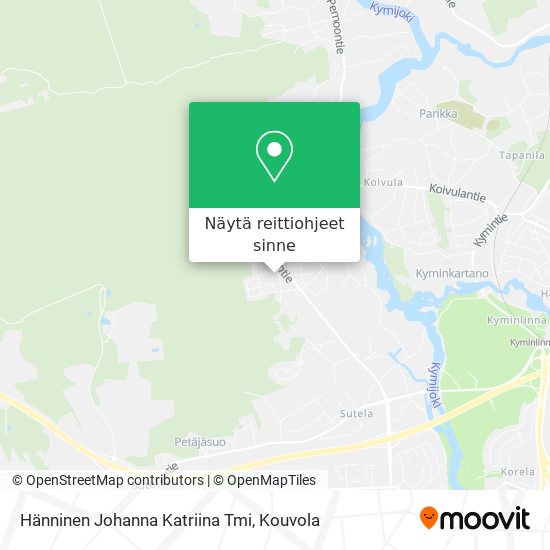 Hänninen Johanna Katriina Tmi kartta