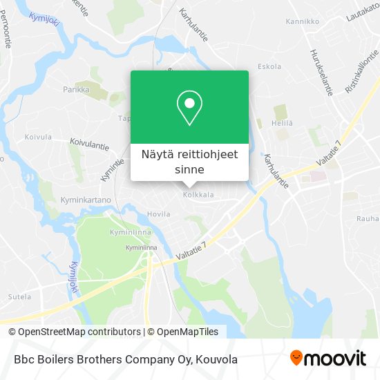 Bbc Boilers Brothers Company Oy kartta
