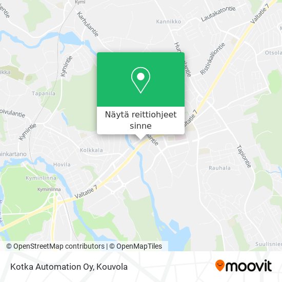 Kotka Automation Oy kartta