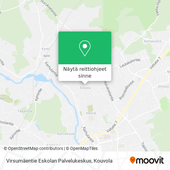 Virsumäentie Eskolan Palvelukeskus kartta
