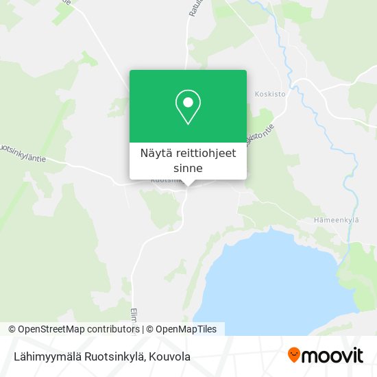 Lähimyymälä Ruotsinkylä kartta