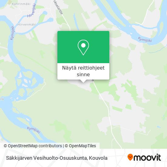 Säkkijärven Vesihuolto-Osuuskunta kartta