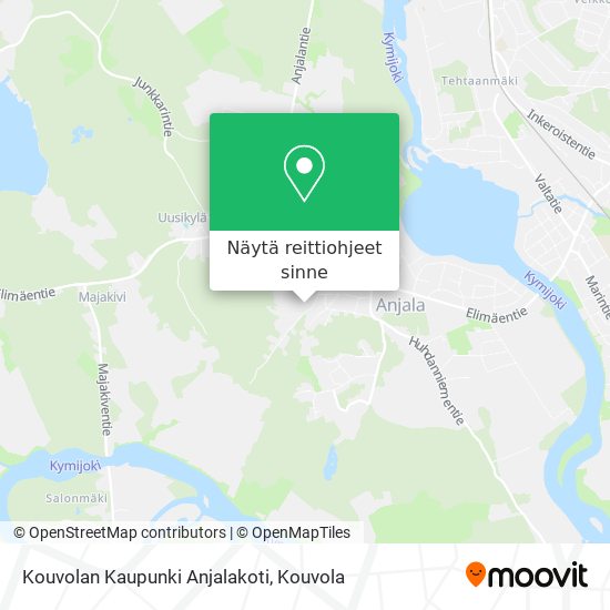 Kouvolan Kaupunki Anjalakoti kartta
