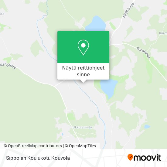 Sippolan Koulukoti kartta