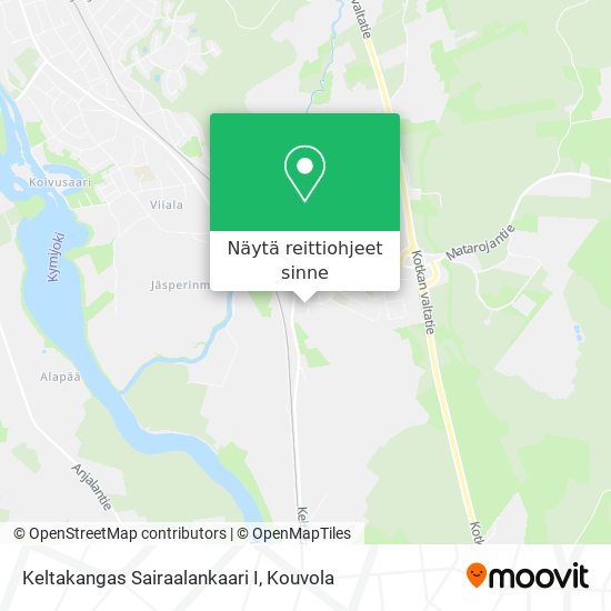 Keltakangas Sairaalankaari I kartta