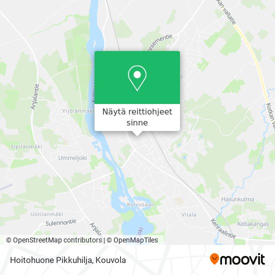 Hoitohuone Pikkuhilja kartta