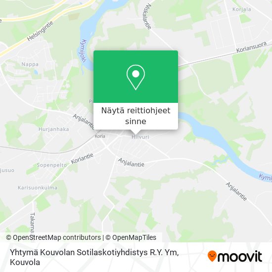 Yhtymä Kouvolan Sotilaskotiyhdistys R.Y. Ym kartta