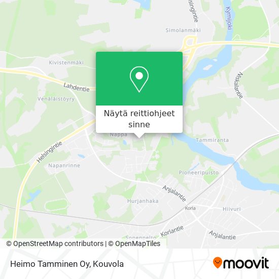 Heimo Tamminen Oy kartta