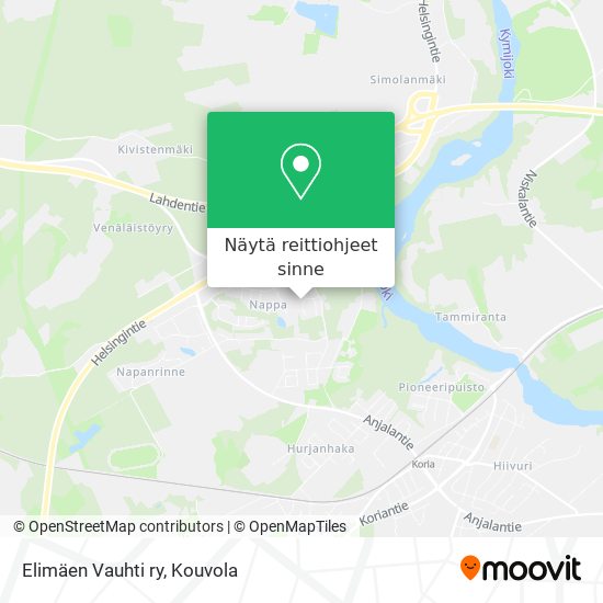 Elimäen Vauhti ry kartta
