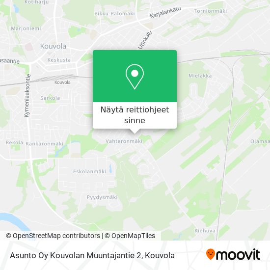 Asunto Oy Kouvolan Muuntajantie 2 kartta