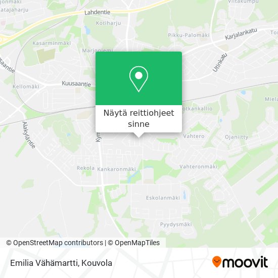 Emilia Vähämartti kartta