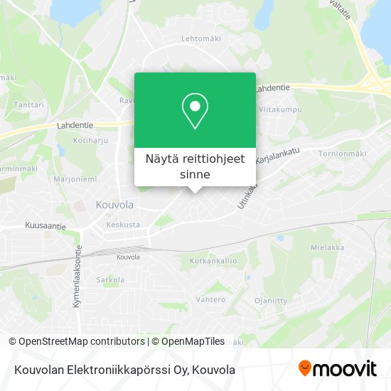 Kouvolan Elektroniikkapörssi Oy kartta