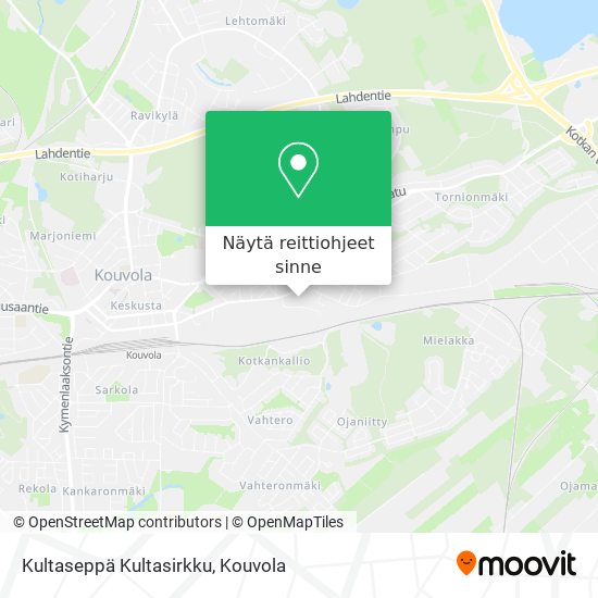 Kultaseppä Kultasirkku kartta