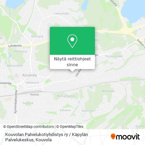 Kuinka päästä kohteeseen Kouvolan Palvelukotiyhdistys ry / Käpylän  Palvelukeskus kulkuvälineellä Bussi?