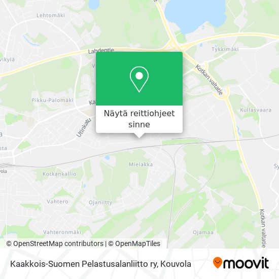 Kaakkois-Suomen Pelastusalanliitto ry kartta