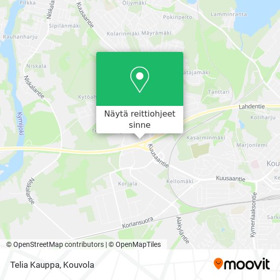 Telia Kauppa kartta