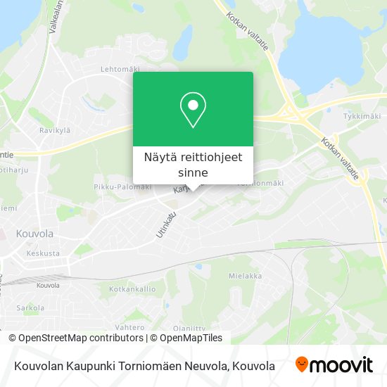 Kouvolan Kaupunki Torniomäen Neuvola kartta