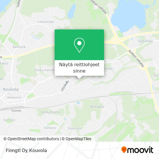 Finngtl Oy kartta