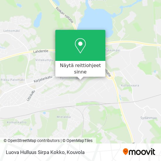 Luova Hulluus Sirpa Kokko kartta