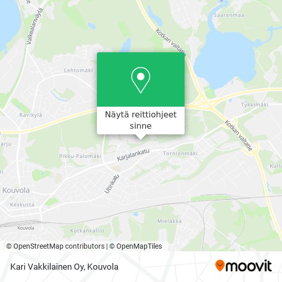 Kari Vakkilainen Oy kartta