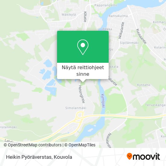 Heikin Pyöräverstas kartta