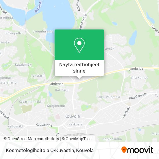 Kosmetologihoitola Q-Kuvastin kartta