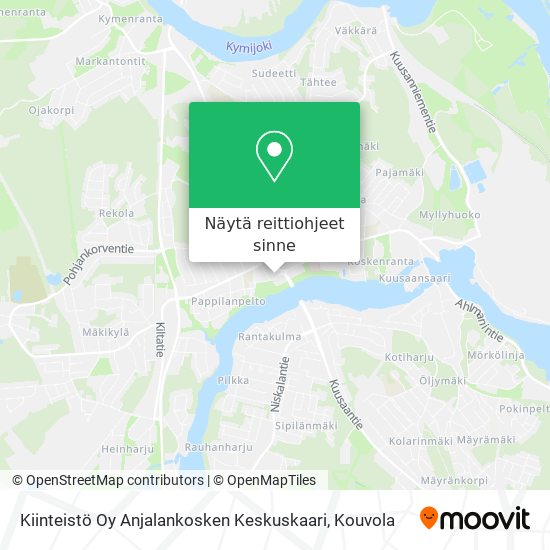 Kiinteistö Oy Anjalankosken Keskuskaari kartta