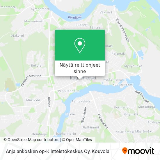 Anjalankosken op-Kiinteistökeskus Oy kartta