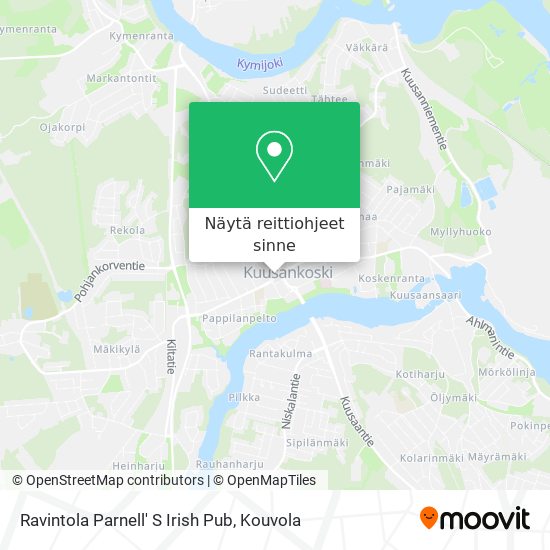 Ravintola Parnell' S Irish Pub kartta