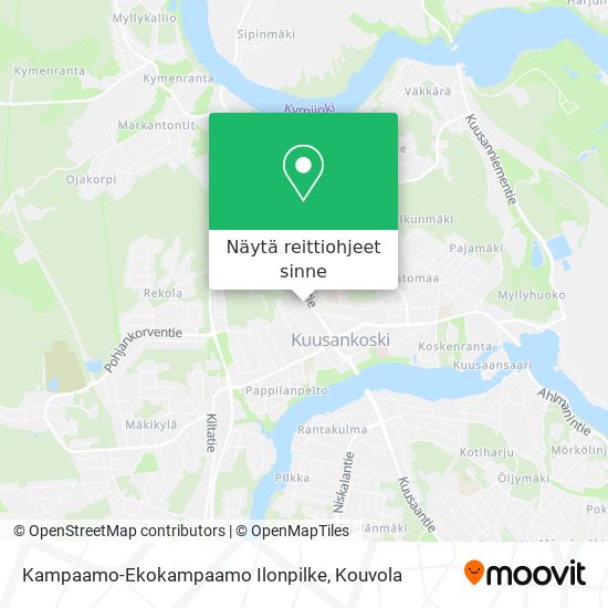 Kampaamo-Ekokampaamo Ilonpilke kartta