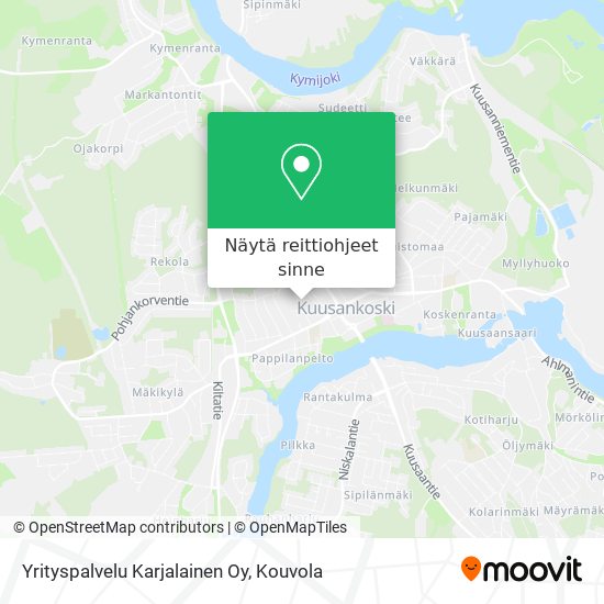 Yrityspalvelu Karjalainen Oy kartta