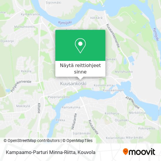 Kampaamo-Parturi Minna-Riitta kartta