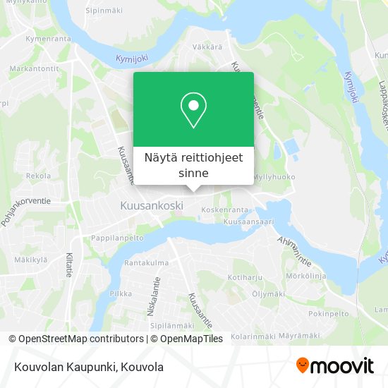 Kouvolan Kaupunki kartta