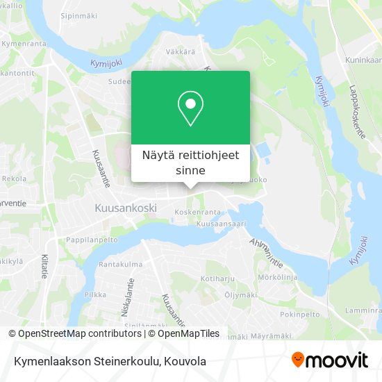 Kymenlaakson Steinerkoulu kartta